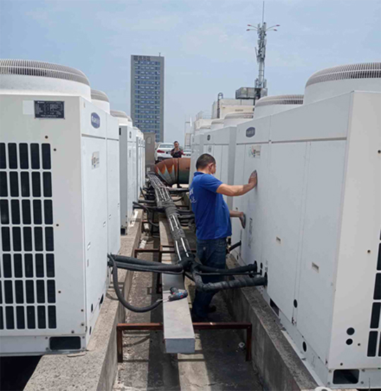 管城中央空调制热和不制冷系统维修方法